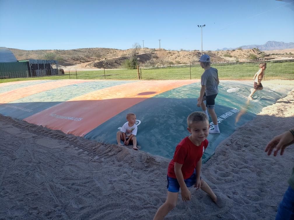 Bounce Pillow at Moapa Valley Cornmaze